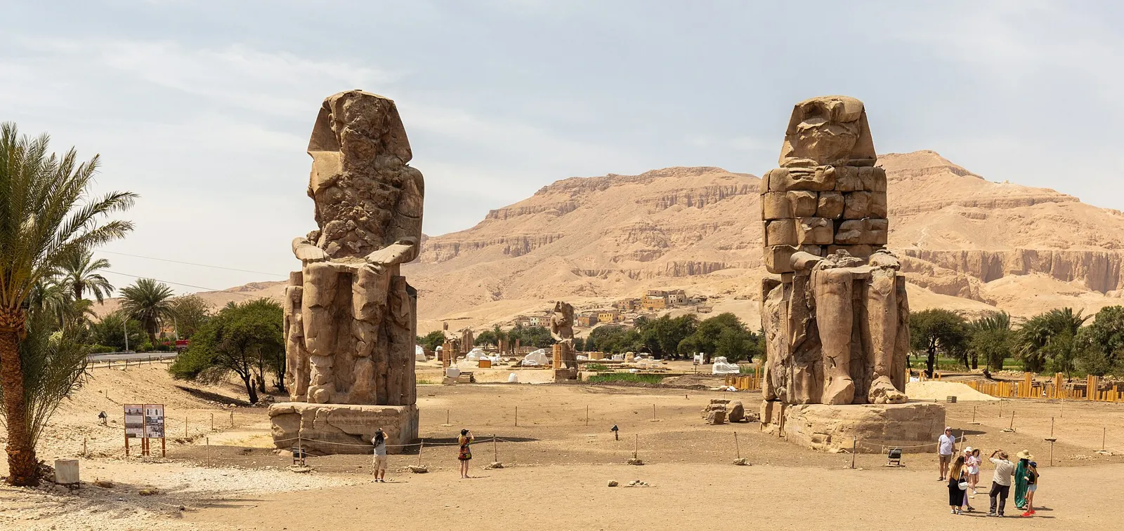 The Colossi of Memnon, on the West Bank