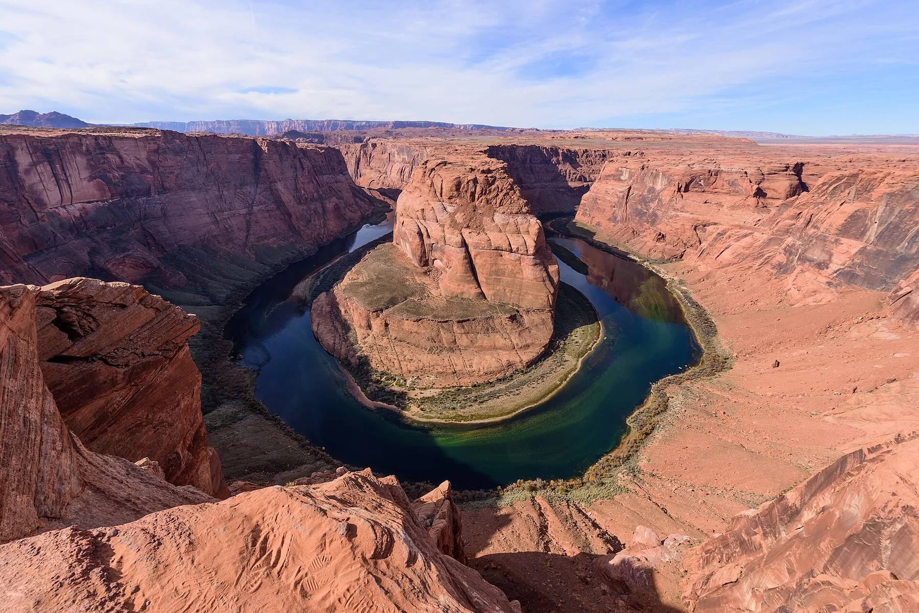 Horseshoe Bend, sobre el río Colorado, cerca de Page