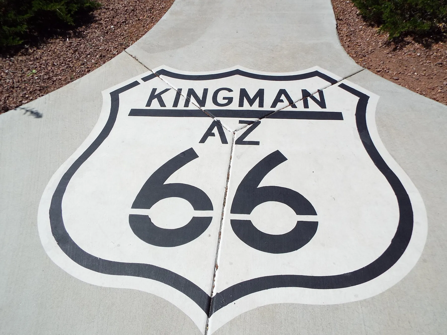 La Ruta 66 en Kingman, Arizona