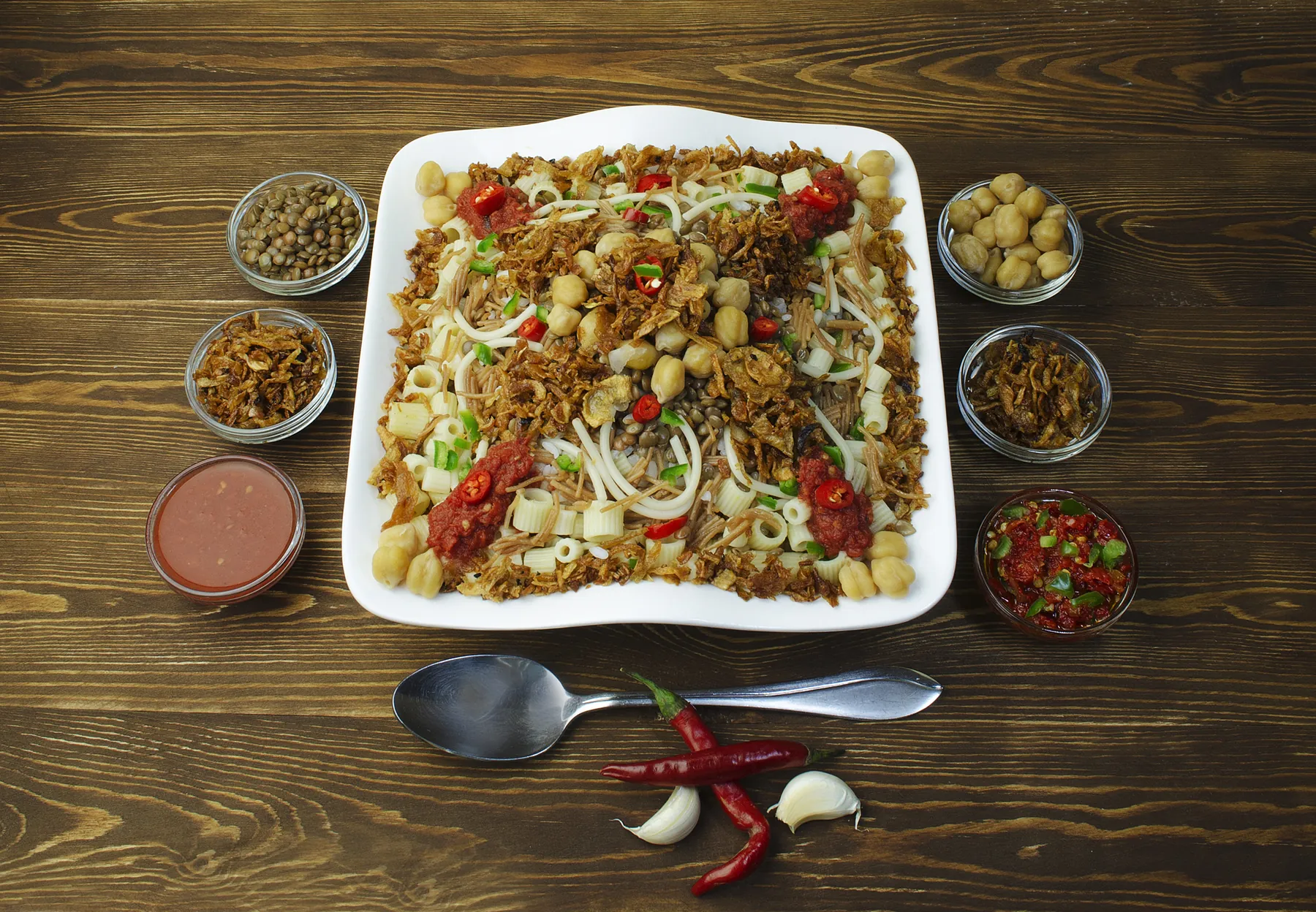 Un plato de koshari