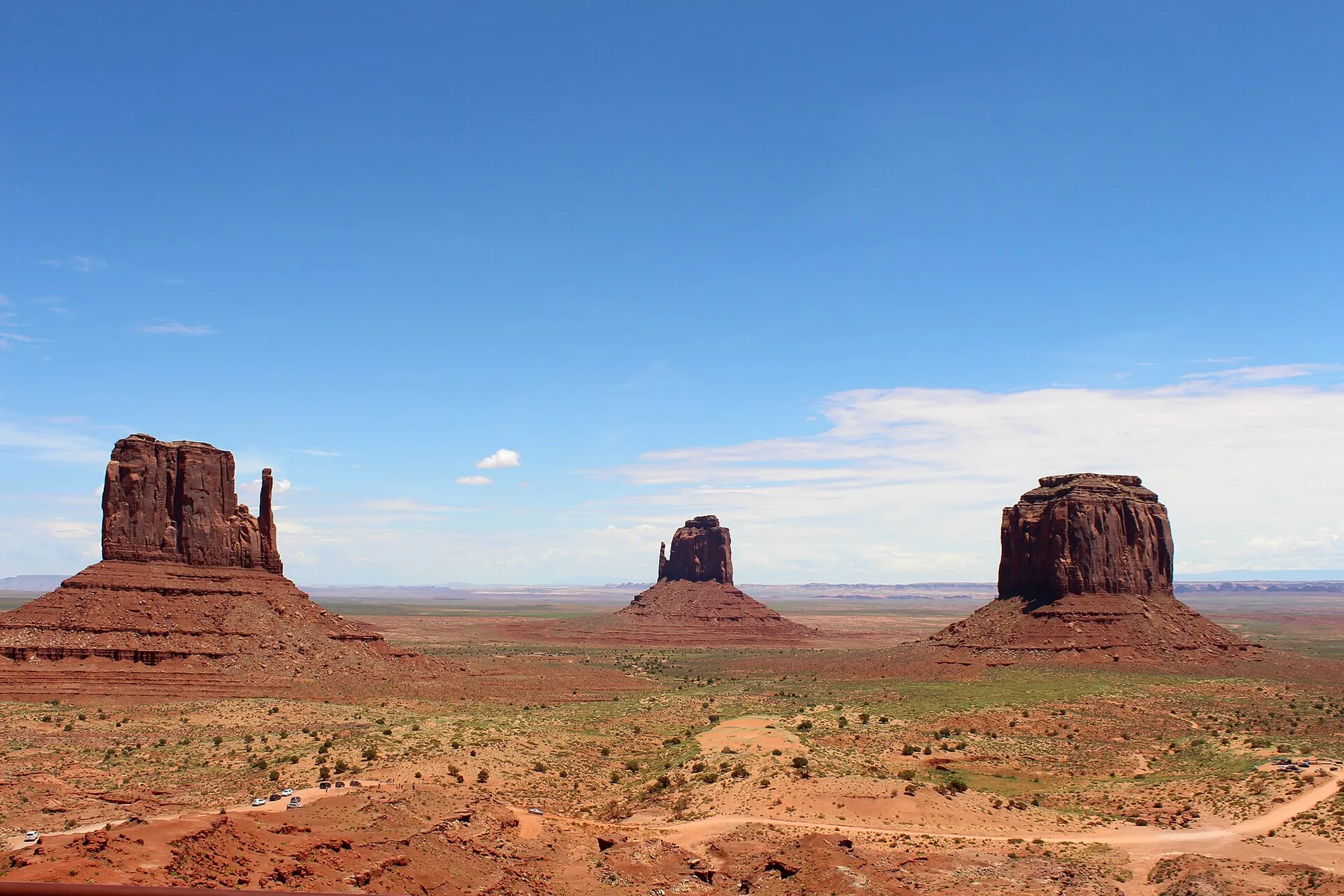 The buttes of Monument Valley