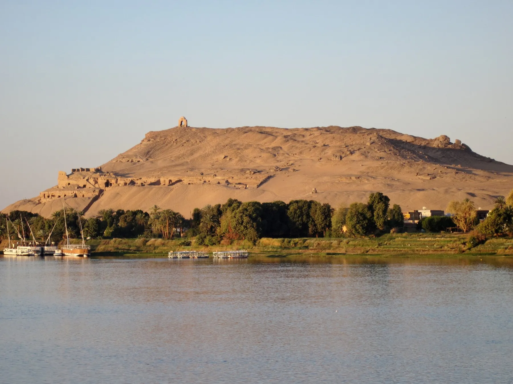 The Tombs of the Nobles above Aswan's West Bank