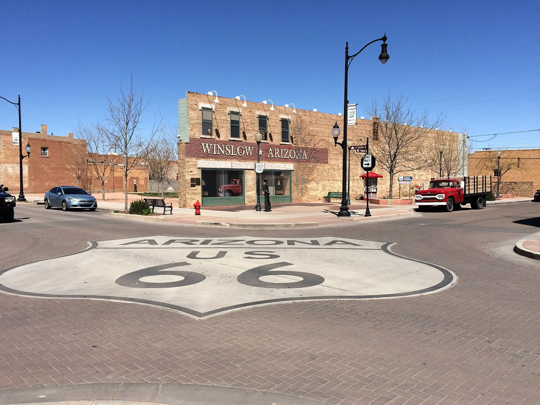 El parque Standin' on the Corner, en Winslow