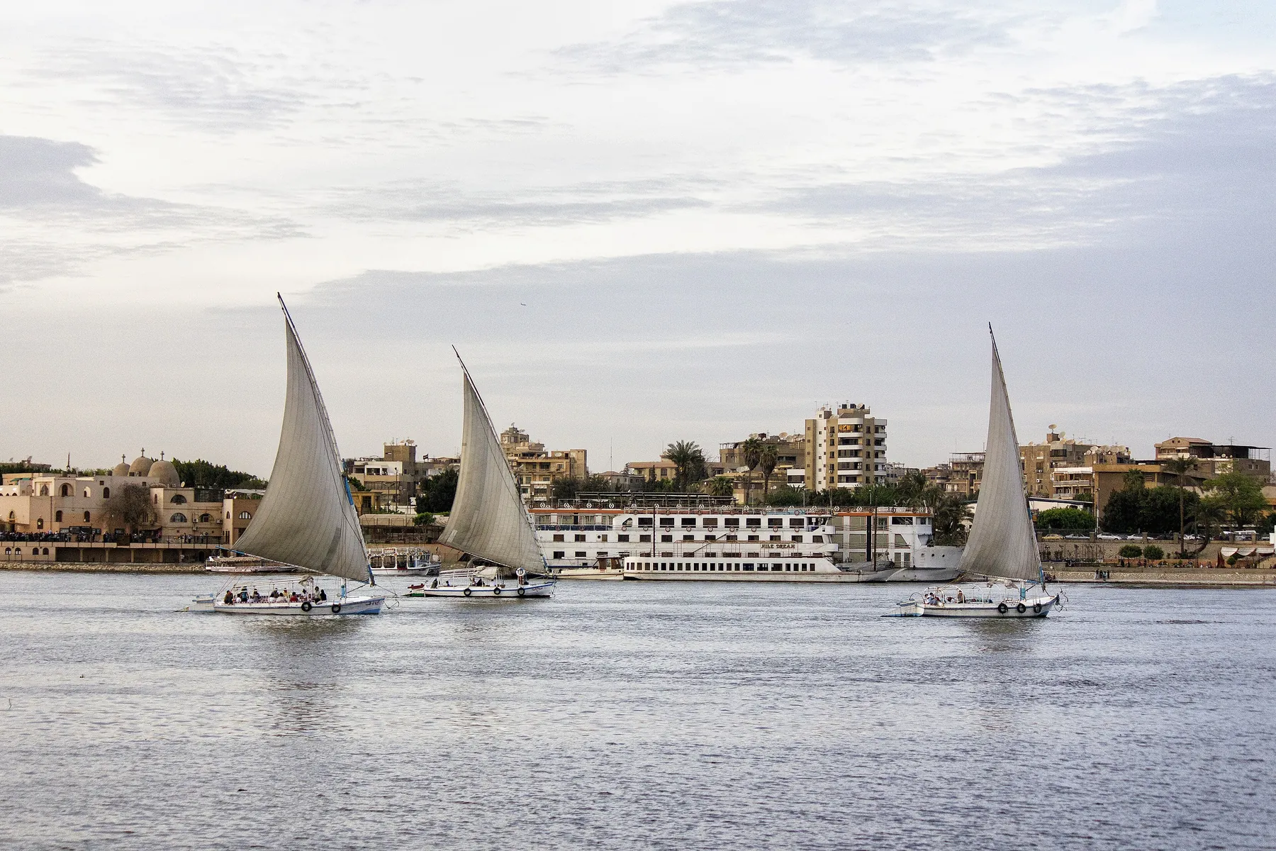 A felucca on the Nile in Cairo
